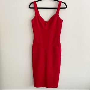 Diane Von Furstenburg red Benny bodycon dress 6